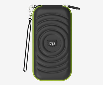 Darts Case in Black and Green - Top view