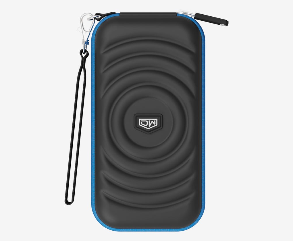 Darts Case in Blue and Black - Top View