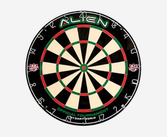 DW Original Alien Bristle Dartboard - Front