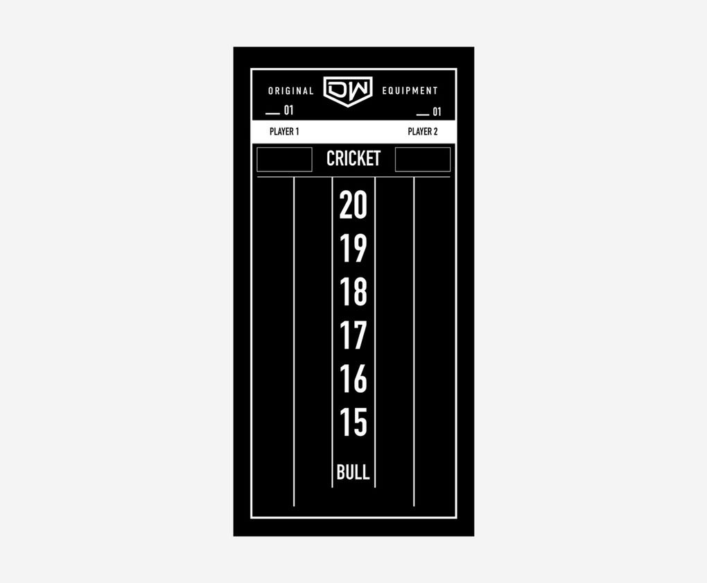 DW Original Chalk Scoreboard - Black - Small - Front