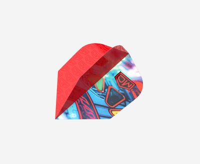 DW Original Flash Back Dart Flights - Angled View