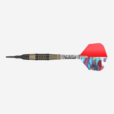 DW Original Flash Back Soft Tip Darts - Side View