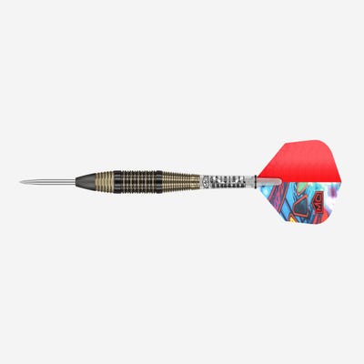 DW Original Flash Back Steel Tip Darts - Side View