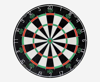 DW Original Original Dartboard - Front view of the Dartboard