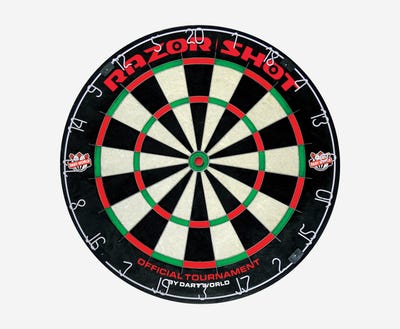 DW Original RAZOR SHOT Bristle Dartboard - Front