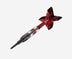 DW Original Piranha Razor 02 Soft Tip Darts - Angled View
