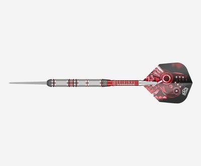 DW Original Piranha Razor 01 Steel Tip Darts - Side View