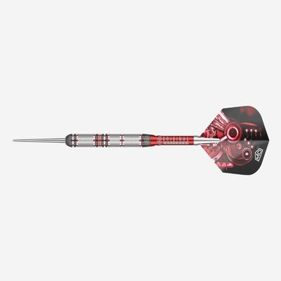 DW Original Piranha Razor 01 Steel Tip Darts - Side View