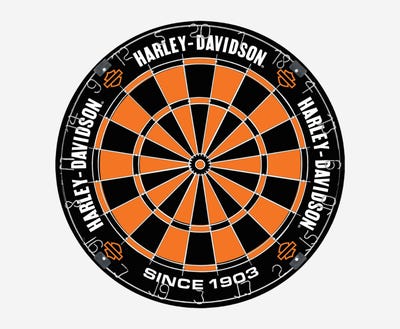 Harley-Davidson™ Classic Dartboard - Front view