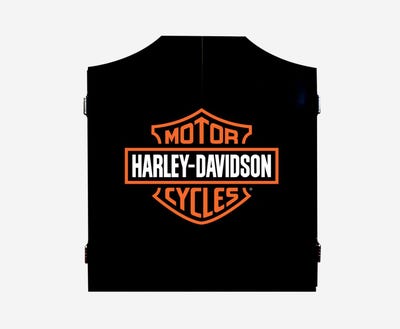 Harley-Davidson™ Classic Dartboard Cabinet - Front View