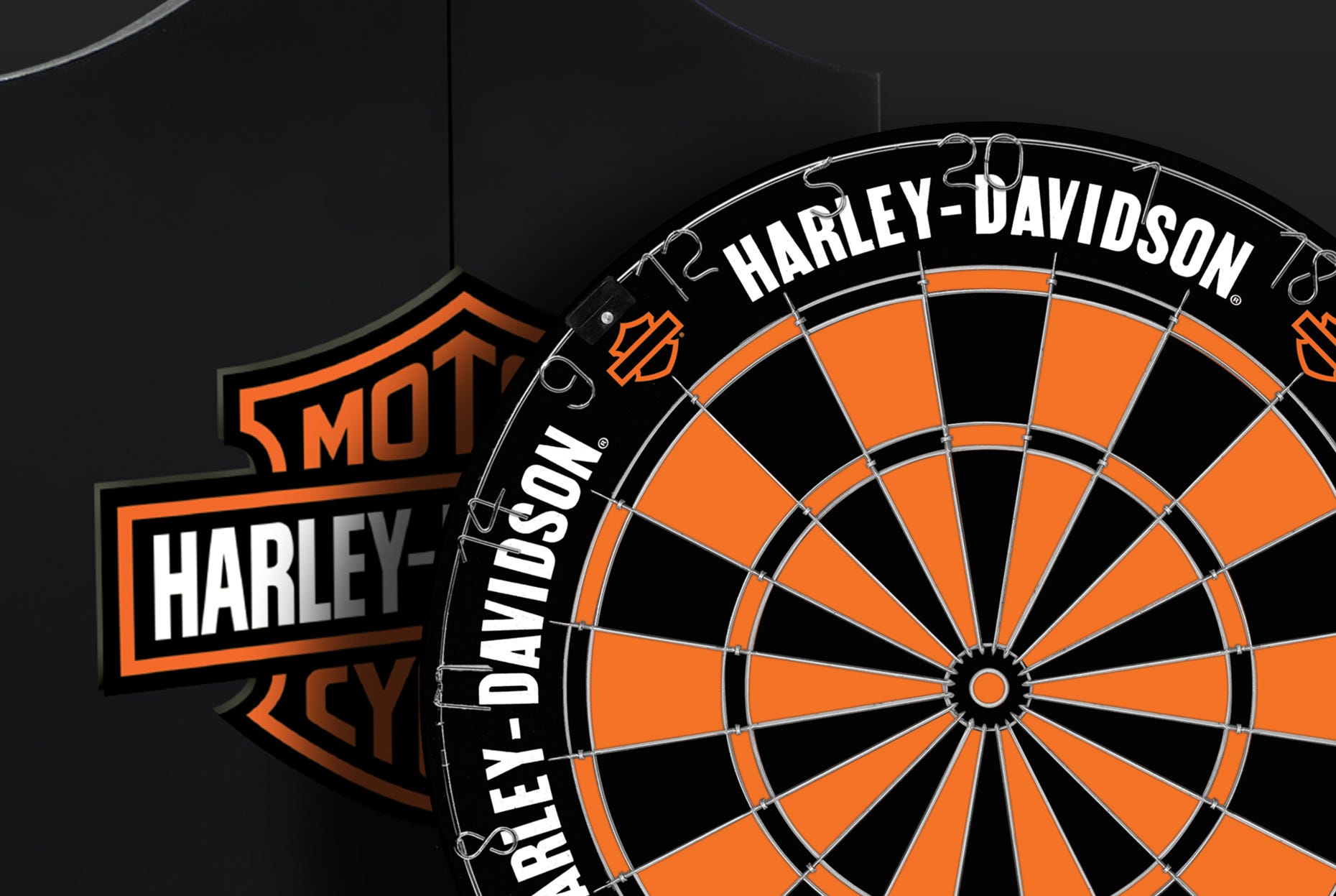 The H-D Classic Dartboard for all the darting enthusiasts.